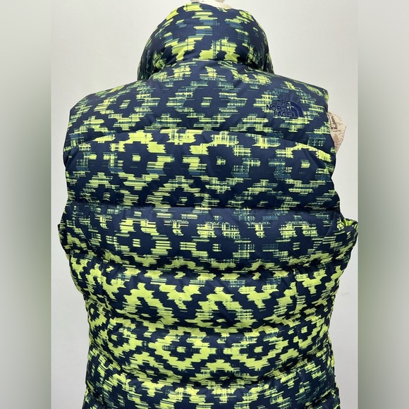 THE NORTH FACE Women’s Navy and yellow NUPTSE 2 Puffer vest size M - Picture 5 of 14